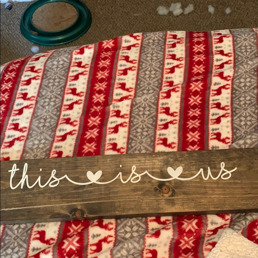 This is us wall art sign
